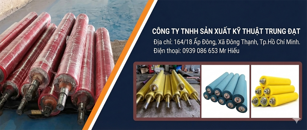 Trục pu cao su